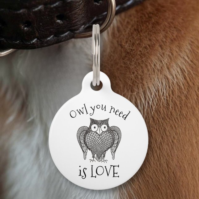 Owl you Need Pet Tag (Creator Uploaded)