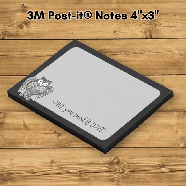 Owl you Need Post-it Notes (Creator Uploaded)