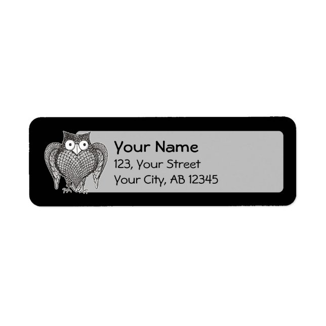 Owl you Need Return Address Label (Front)