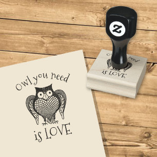 Owl you Need Rubber Stamp