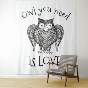 Owl you Need Tapestry