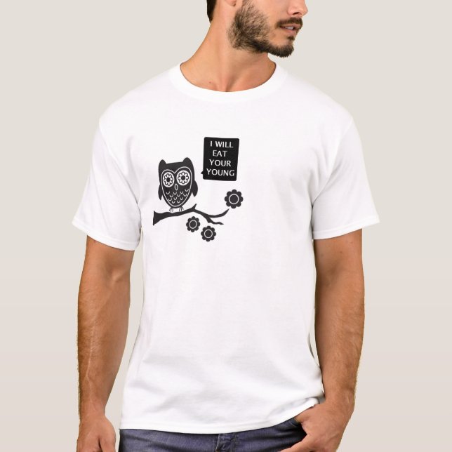 owl, yummy T-Shirt (Front)