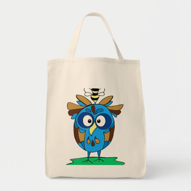 Owl Zap Tote Bag (Front)