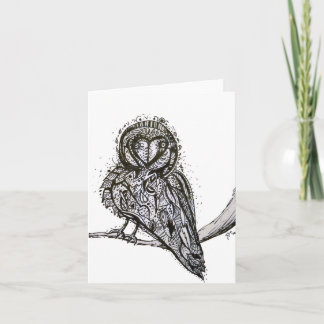 Owlfully Cute Notecard