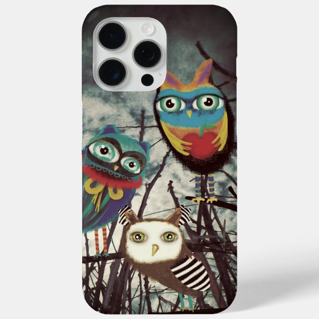 Owlies Owl Owly Owls Case-Mate iPhone Case (Back)