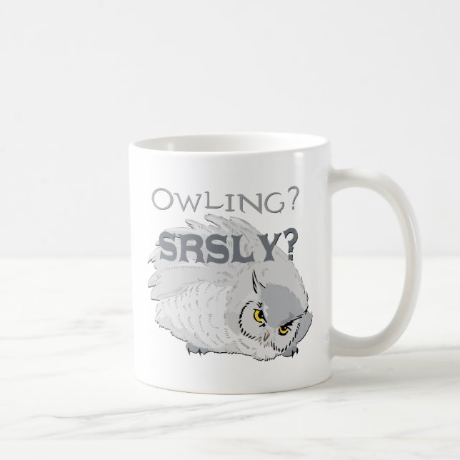 Owling Seriously Coffee Mug (Right)