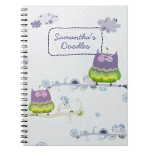 Owlish Doodles Notebook