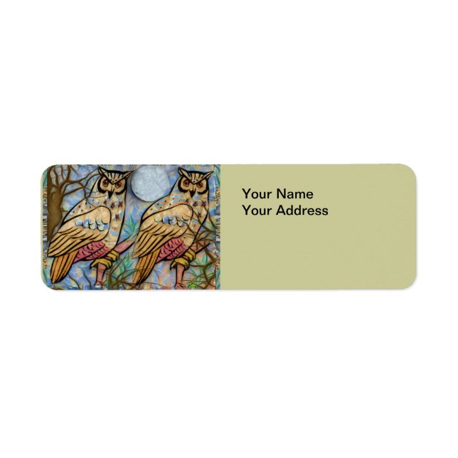 Owls2 Label Return Address Label (Front)