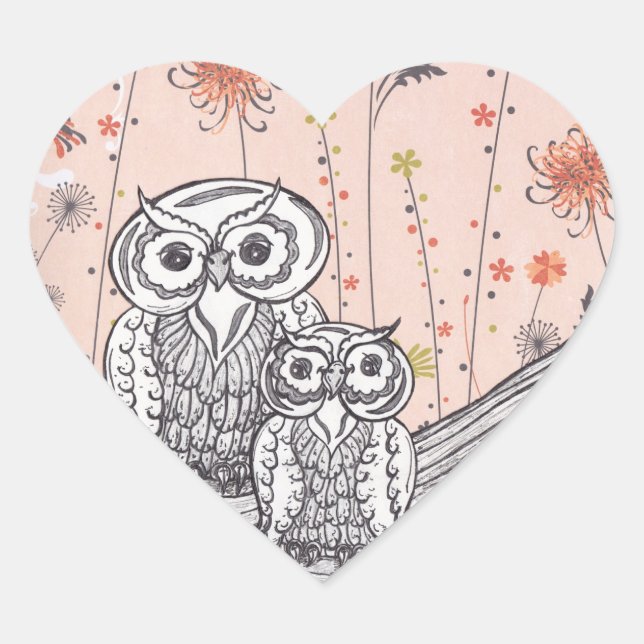 Owls 15 stickers (Front)