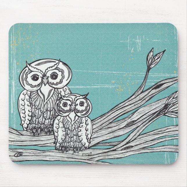 Owls 18 Mousepad (Front)