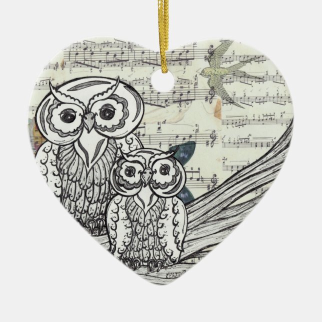 Owls 22 ornament (Front)