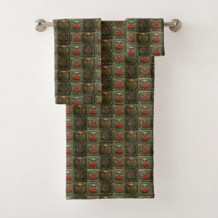 Owls 2 bath towel set