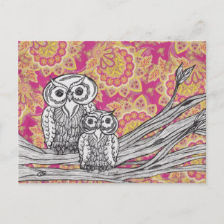 Owls 36 Postcards