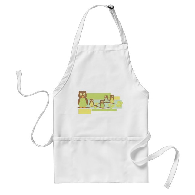 Owls and Owls Standard Apron (Front)