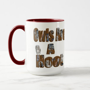 Owls Are A Hoot Picture Logo, Mug