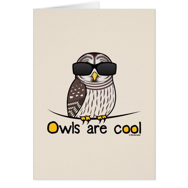 Owls are cool (Front)
