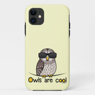 Owls are cool iPhone 11 case