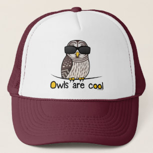 Owls are cool! trucker hat