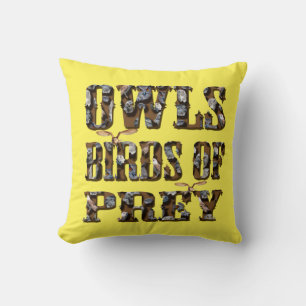 Owls Birds Of Prey, Cushion