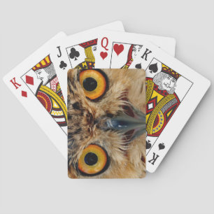 Owls Eyes Playing Cards
