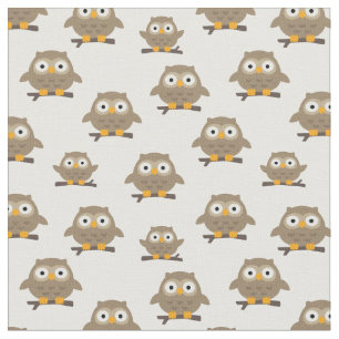 Owls Fabric