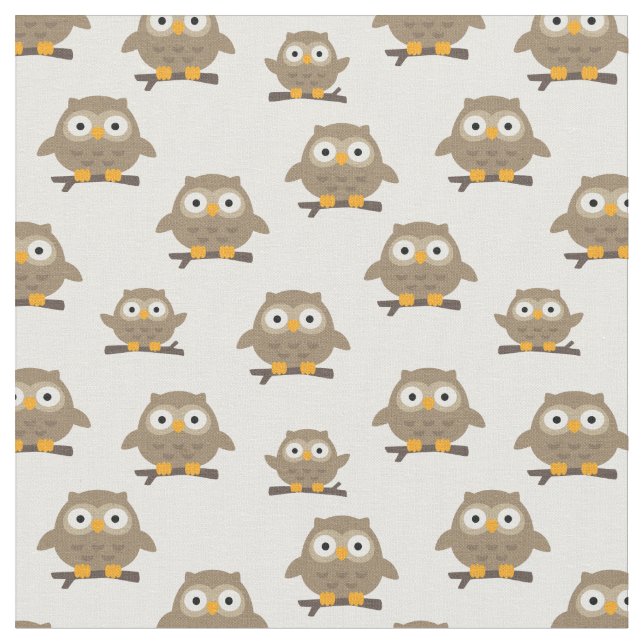 Owls Fabric (Close Up)