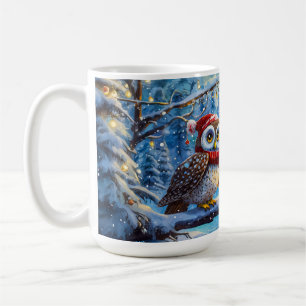 Owls For The Holidays Design By Rich AMeN Gill Coffee Mug