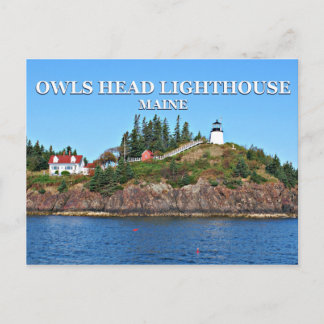 Owls Head Light, Maine Postcard