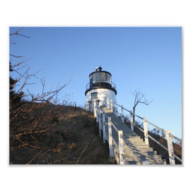 Owl's Head Lighthouse 2 Photo Print (Front)