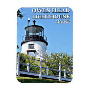 Owls Head Lighthouse, Maine Photo Magnet