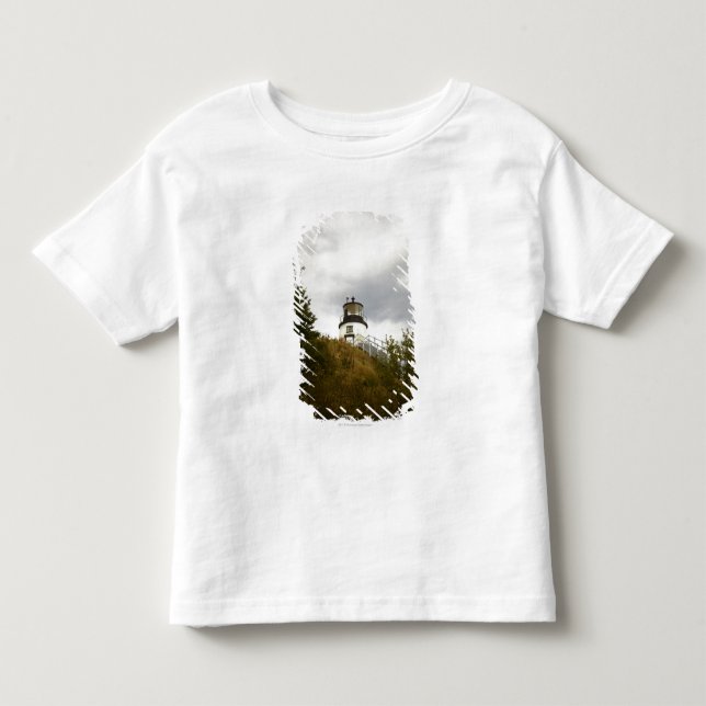 Owl's Head Lighthouse on a Cloudy Day Toddler T-Shirt (Front)