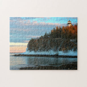 Owls Head Lighthouse, Penobscot Bay Maine Jigsaw Puzzle
