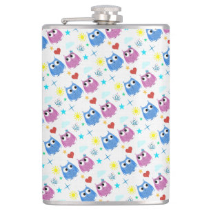 Owls Hip Flask