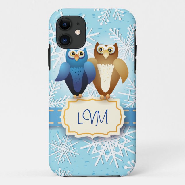 Owls in love, iPhone 5 case (Back)