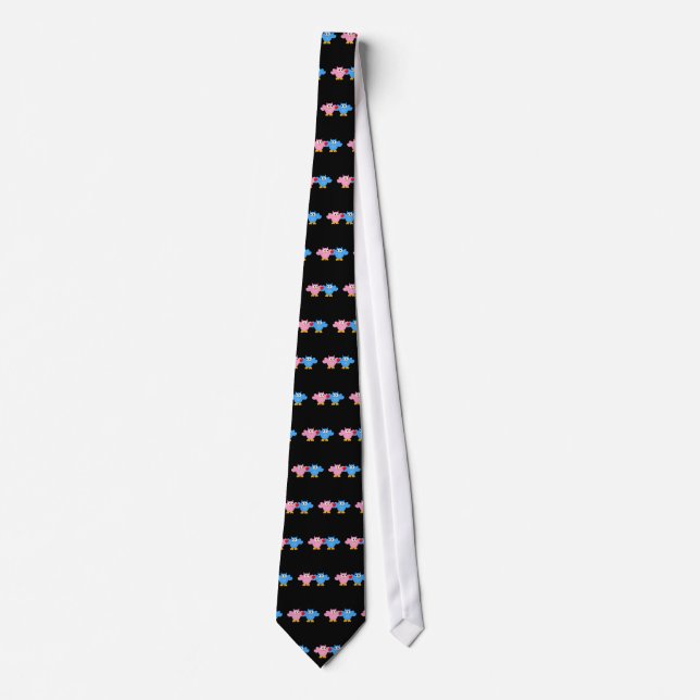 Owls in Love Tie (Front)