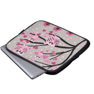 owls laptop sleeve