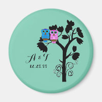 Owls - Love Birds - Cute Wedding Favours