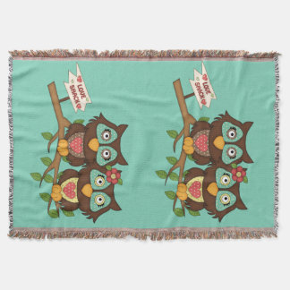 Owls Love design Blanket