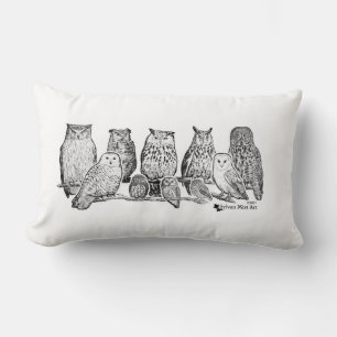 Owls Lumbar Cushion