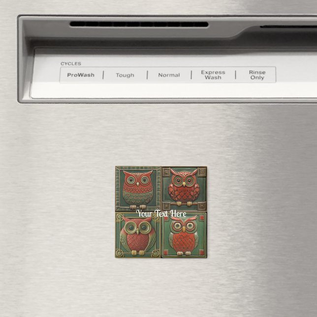 Owls Magnet (In Situ (Dishwasher))