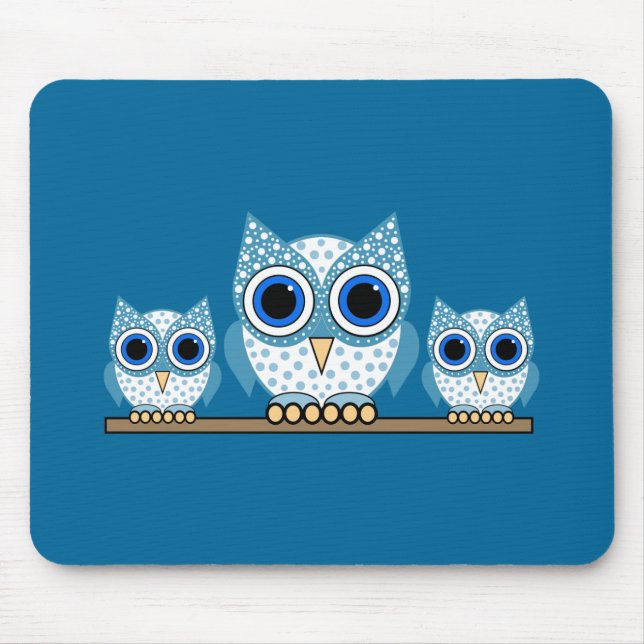 owls mouse pad (Front)