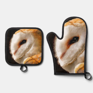 OWLS OVEN MITT & POT HOLDER SET