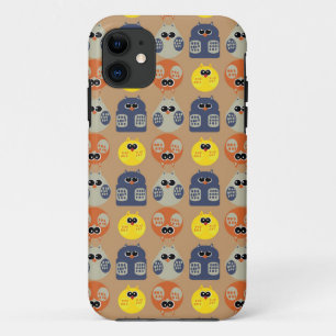 owls patterns iPhone 11 case