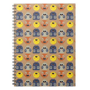 owls patterns notebook