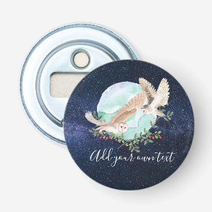 Owls Personalised Bottle Opener