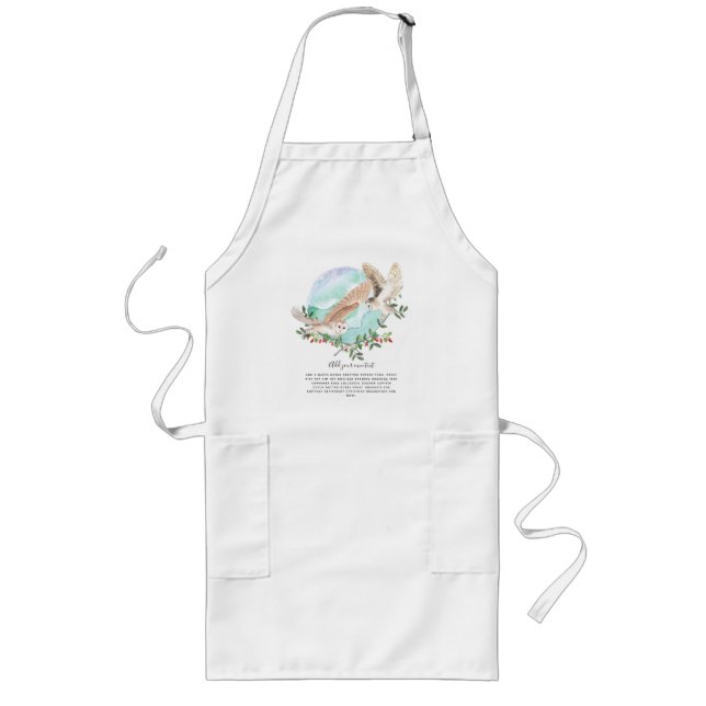 OWLS Personalised Long Apron (Front)
