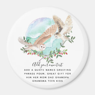 OWLS Personalised Magnet