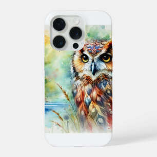 Owls serenity 030924AREF105 - Watercolor iPhone 15 Pro Case