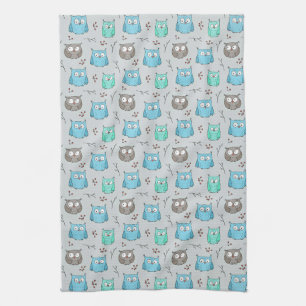 Owls Tea Towel