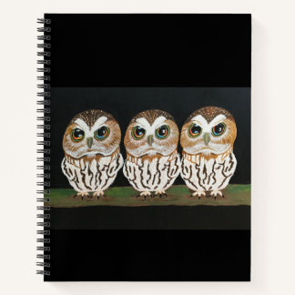 Owls with attitude notebook